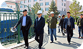 The President Xie and his party from QingHai Salt Lake Industry Co.,Ltd. Visited and investigated Our Group